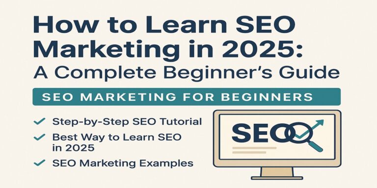 Learn SEO Marketing in 2025