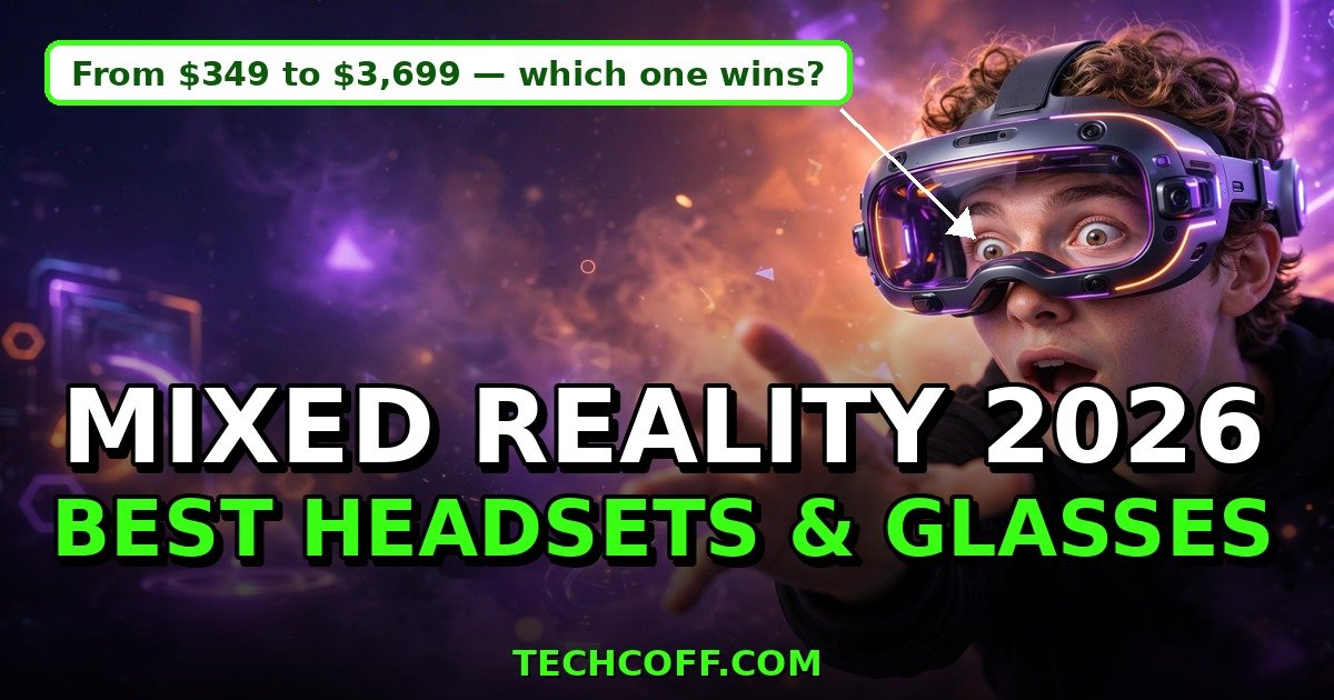 Best mixed reality devices in 2026 - headsets and glasses including Apple Vision Pro, Meta Quest 3 and Samsung Galaxy XR
