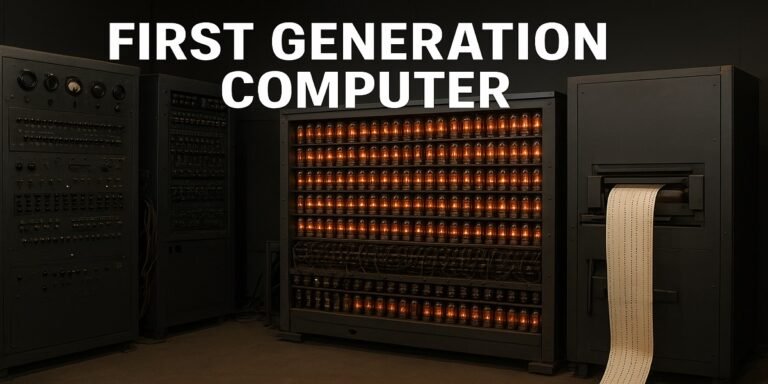 which technology is used in first generation of computer