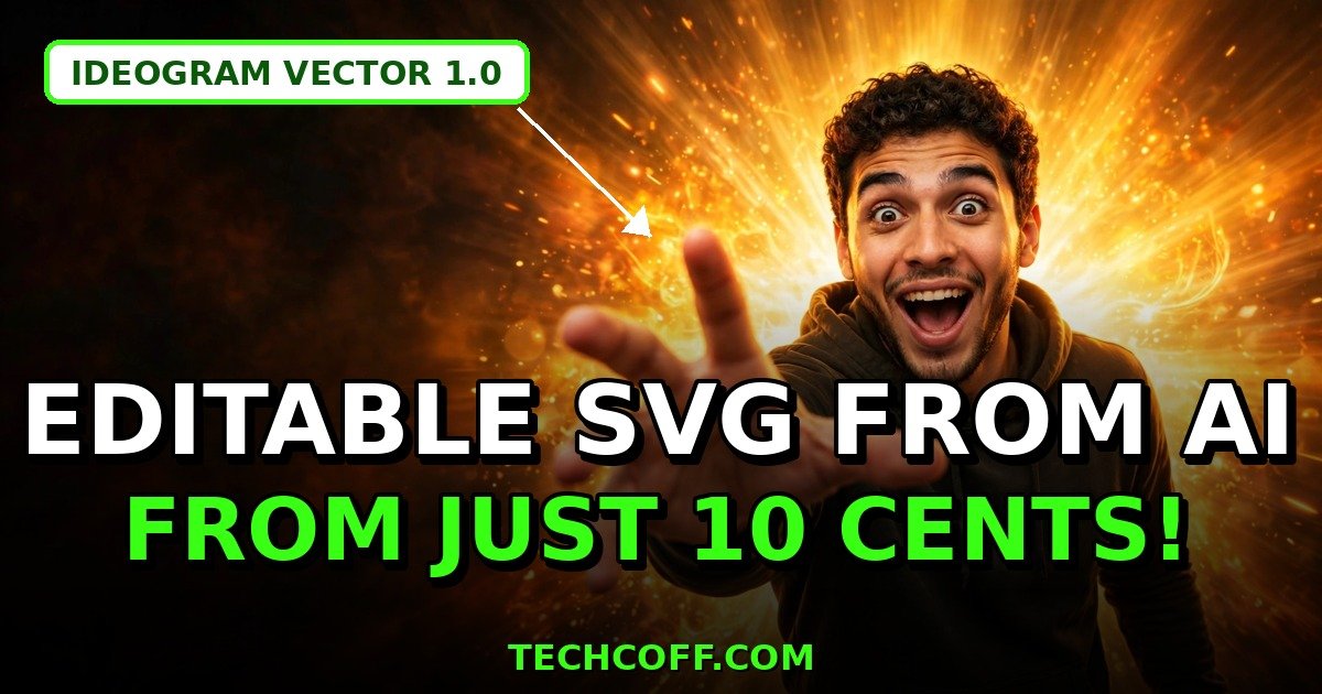 How to create editable SVG with Ideogram Vector - editable vector logo guide