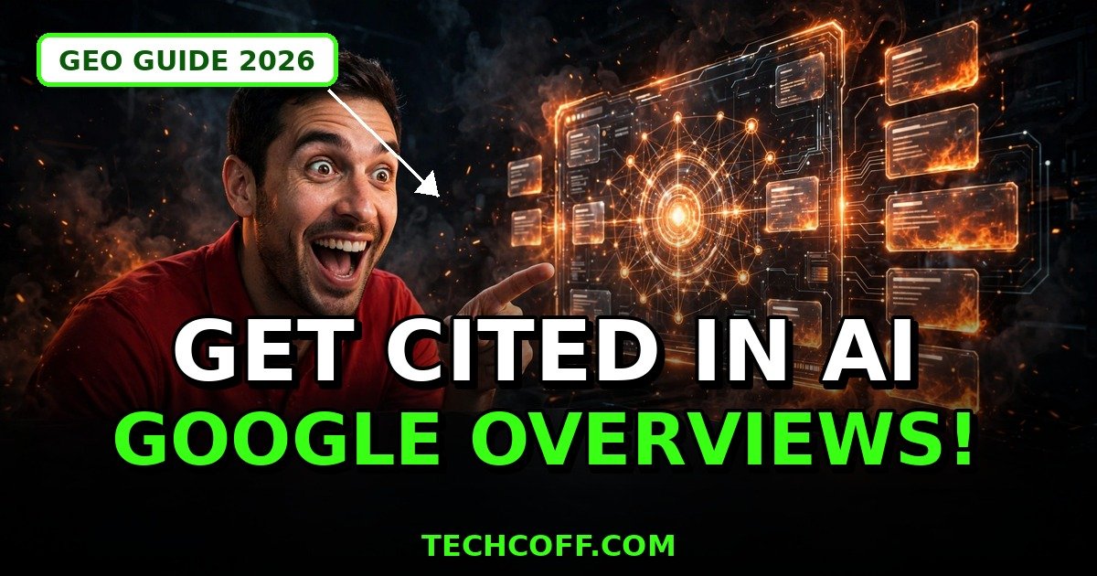 Get Cited Google AI Overviews GEO Guide 2026