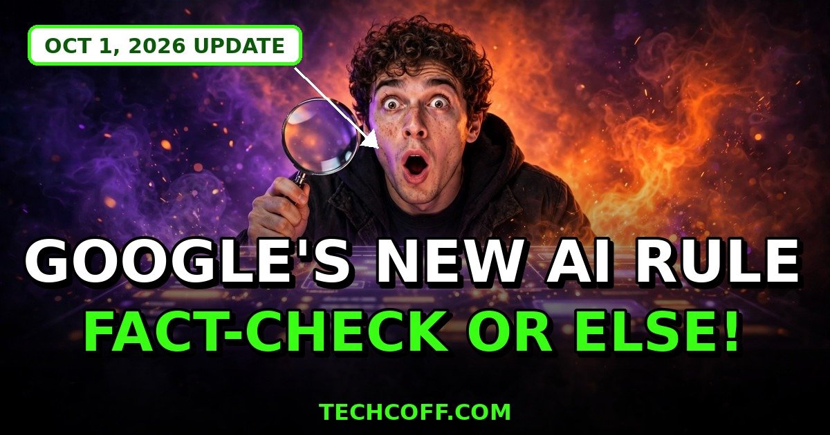 Google AI content fact-check rule 2026 guide