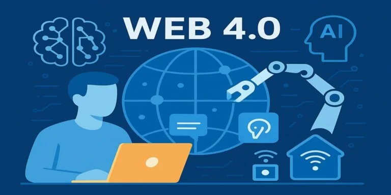 Difference between Web 3.0 and Web 4.0 Web 4.0 and artificial intelligence Web 4.0 and IoT Future of the internet 2025 Symbiotic web